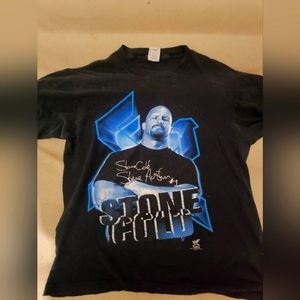 VINTAGE STONE COLD STEVE AUSTIN GRAPHIC TEE WWF 90S